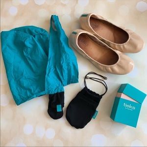 Tieks in Nude size 8